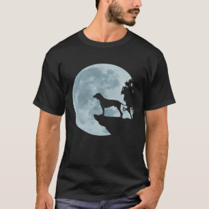 English Pointer Full Moon Hunting Dog Mystic Hunti T-Shirt