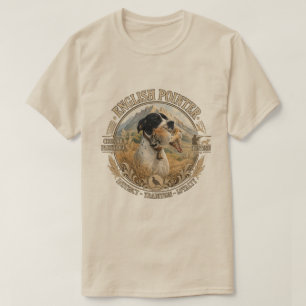 English Pointer Hunting ,Chukar partridge T-Shirt