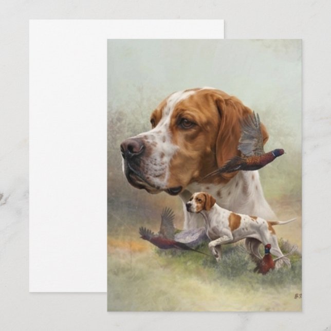 English Pointer Invitation (Front/Back)
