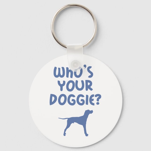 English Pointer Key Ring (Front)