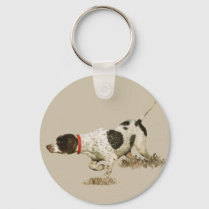 English Pointer Key Ring