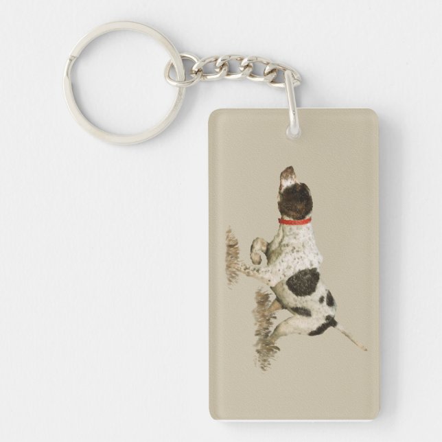 English Pointer Key Ring (Front)
