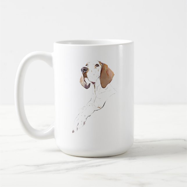 English Pointer Mug – Dog Mom Coffee Mug (Left)