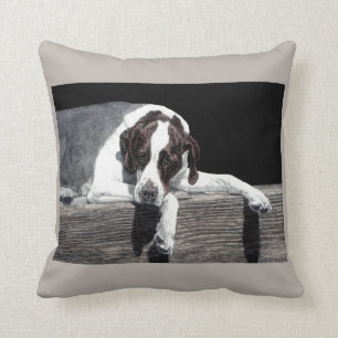 English Pointer Pillow - "Sophie"