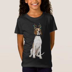 English Pointer Reindeer Christmas Dog T-Shirt