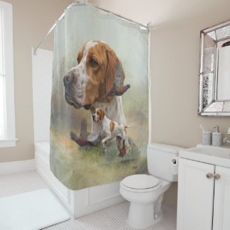English Pointer Shower Curtain