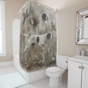 English Pointer Shower Curtain