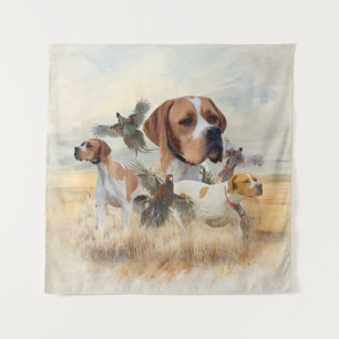 English Pointer Tapestry