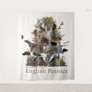 English Pointer Tapestry