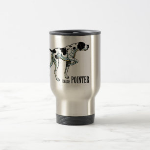 english pointer travel mug