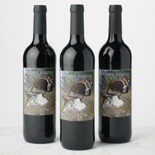 English Pointer Wine Label