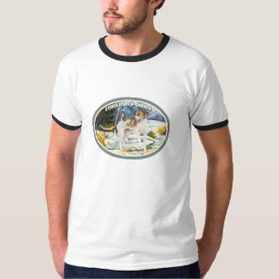 English Pointer winter scene shirt