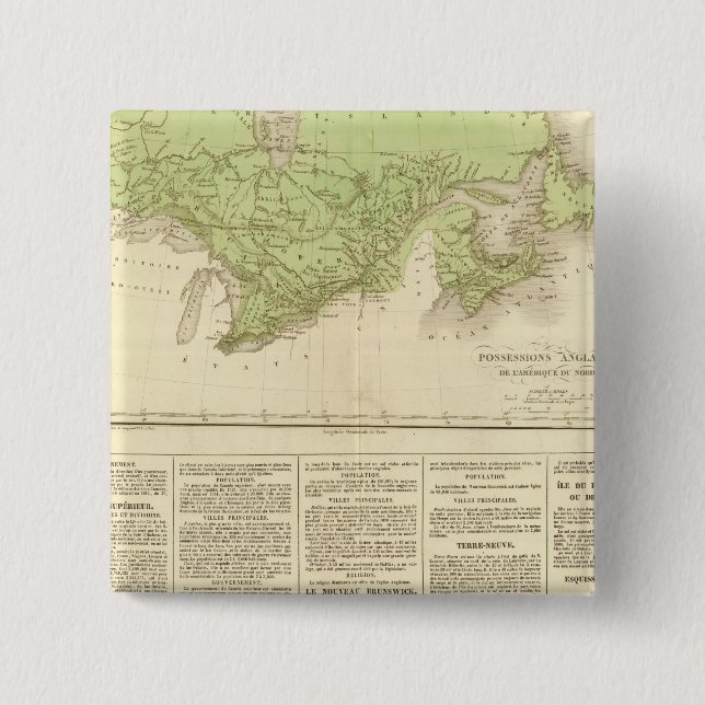 English possessions 15 cm square badge (Front)