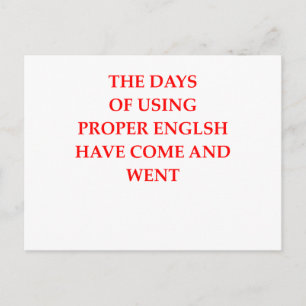 ENGLISH POSTCARD