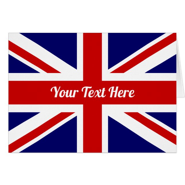 English pride custom British Union Jack flag (Front Horizontal)