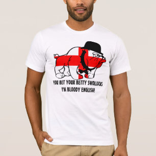 English Rhyming slang English flag T-Shirt