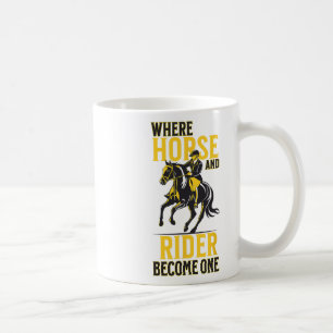 English Riding Equestrian Funny Saying Horse Sport Coffee Mug
