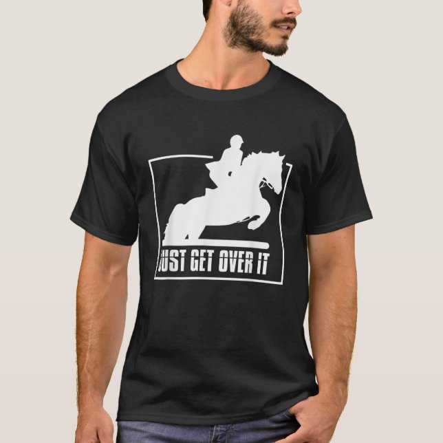 English Riding Hunter Jumper Girl Horse Riding T-Shirt (Front)