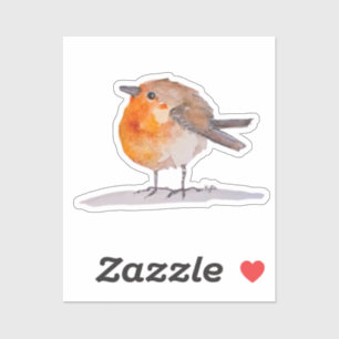 English Robin Watercolour