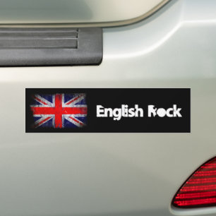 English Rock Bumper Sticker