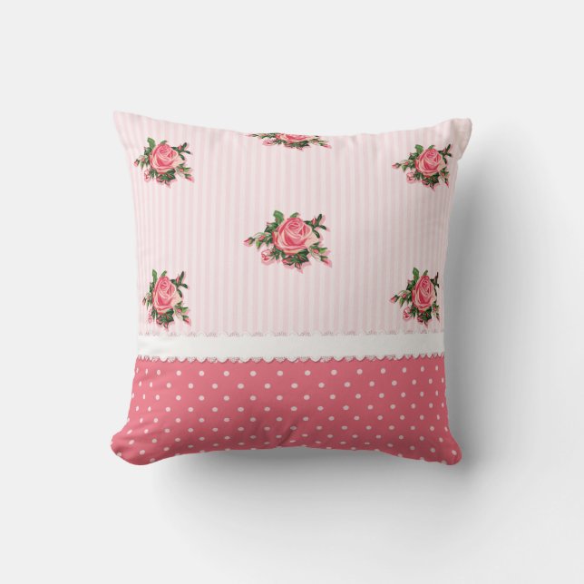english roses romantic cushion (Front)