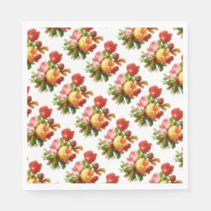 English Roses Tea Party Theme Paper Napkins