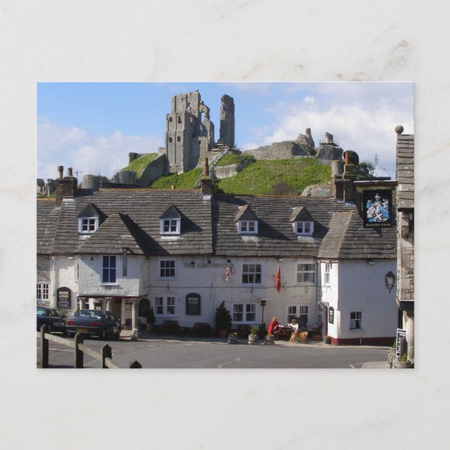English Scenes, Corfe Castle, Dorset Postcard (Front)