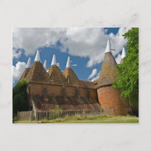 English Scenes, Oast Houses in Kent Postcard