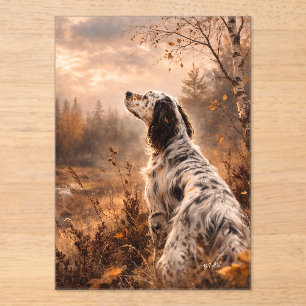 English Setter Acrylic Invitations