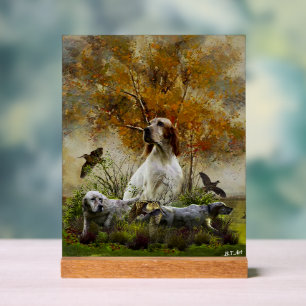 English Setter Acrylic Sign