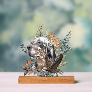 English Setter Acrylic Sign