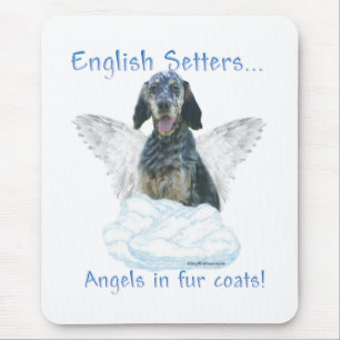 English Setter Angel Mouse Mat