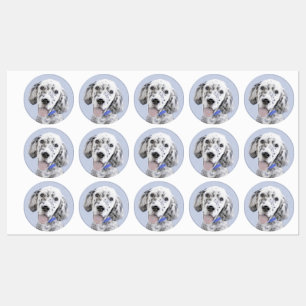English Setter Blue Belton Painting Dog Art