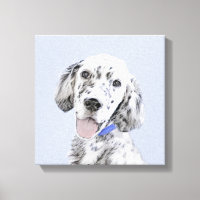 English Setter Blue Belton Painting Dog Art
