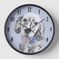English Setter Blue Belton Painting Dog Art