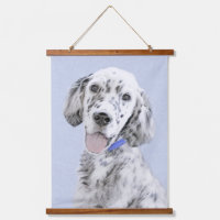 English Setter Blue Belton Painting Dog Art