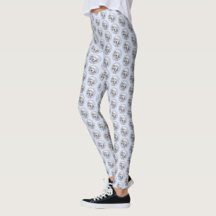 English Setter Blue Belton Painting Dog Art Leggings
