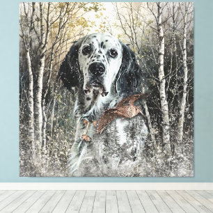 English Setter Canvas Print
