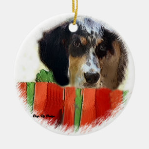 English Setter Christmas Gifts Ornament