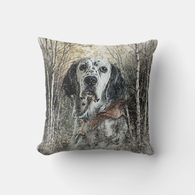 English Setter  Cushion (Front)