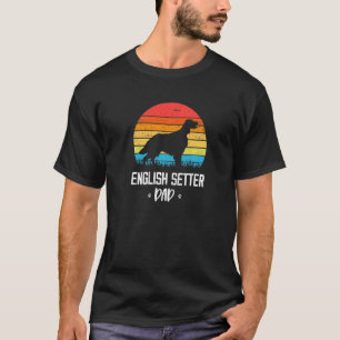English Setter Dad Retro Vintage Premium T-Shirt