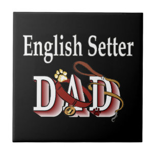 English Setter Dad Tile