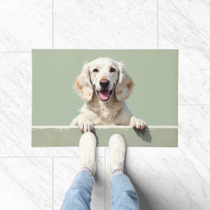 English Setter Doormat Art