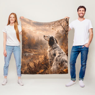 English Setter Fleece Blanket