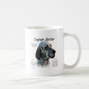 English Setter History Design Coffee Mug