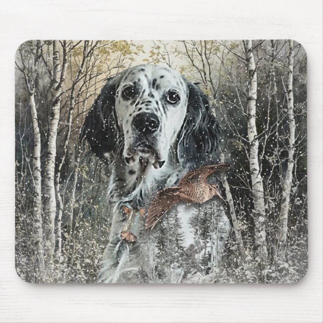 English Setter  Mouse Mat (Front)