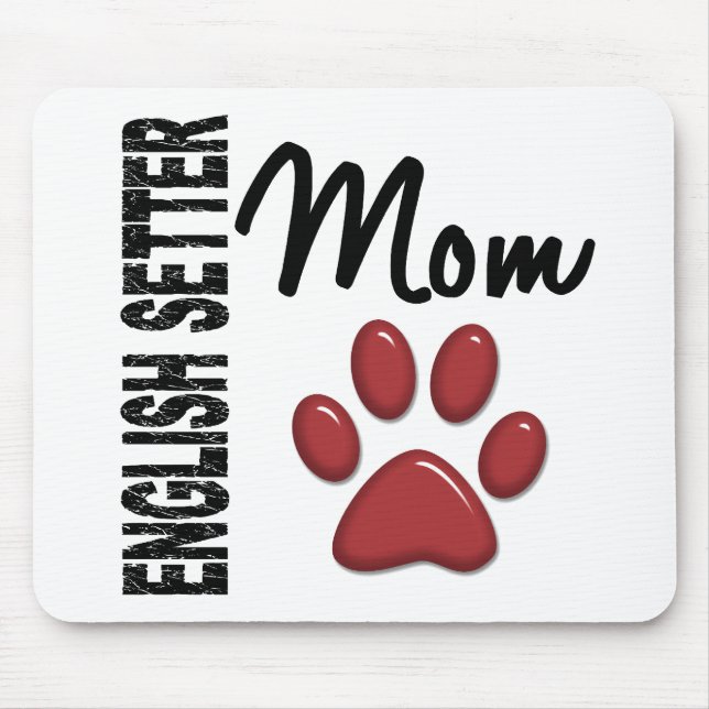 English Setter Mum 2 Mouse Mat (Front)