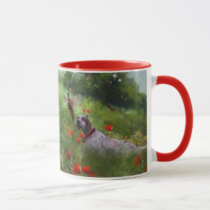 English Setter , Pheasant hunting Mug