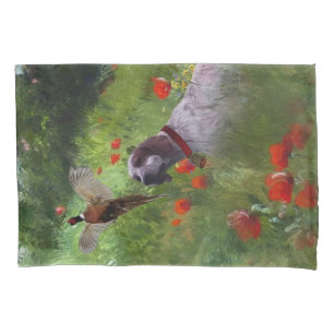 English Setter , Pheasant hunting  Pillowcase