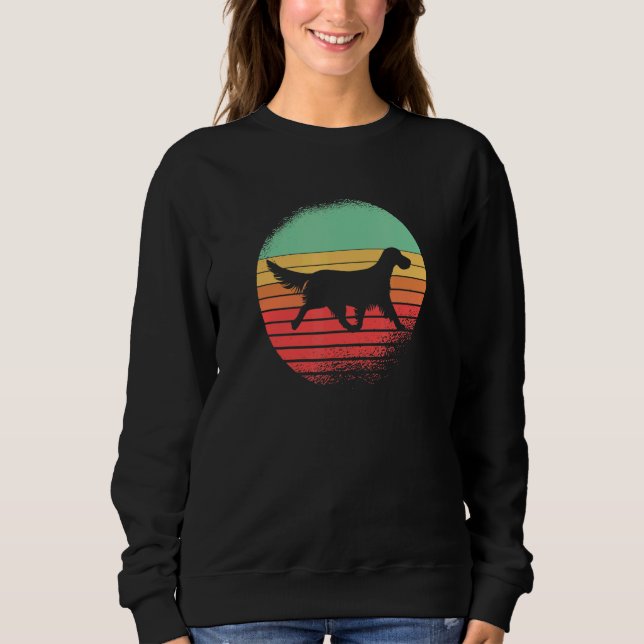 English Setter Retro Dog   Sweatshirt (Front)